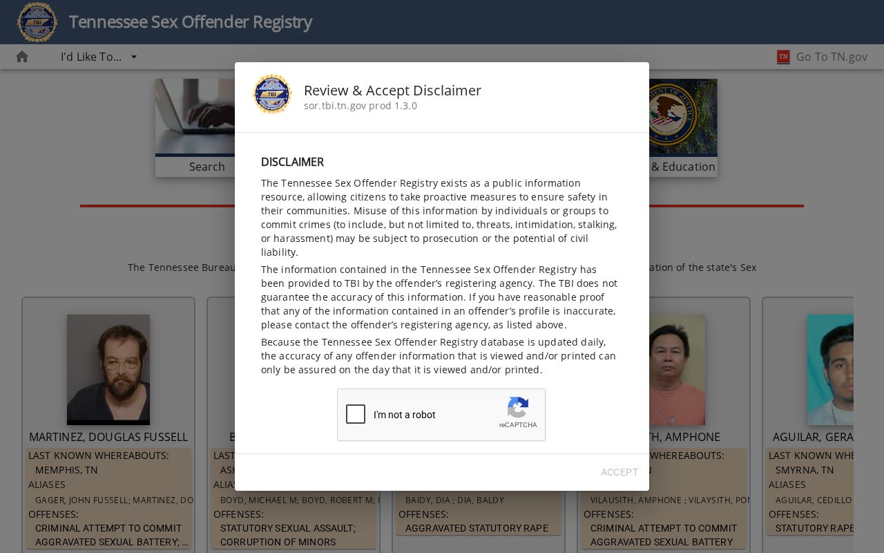 Cookeville residents directory public safety registry source